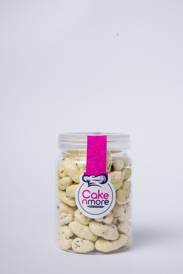 Dragee Pecan White Chocolate Jar