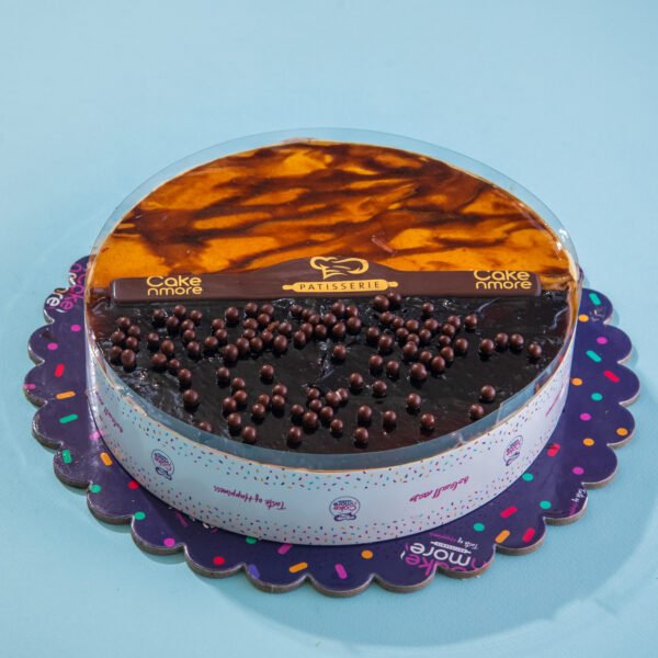 Semi Chocolate Carmel Ice Cream Cake