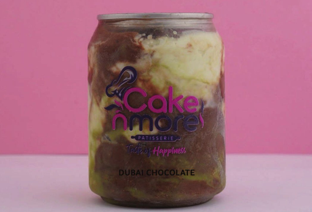 Dubai Chocolate Ice Cream Can – cakenmore.com
